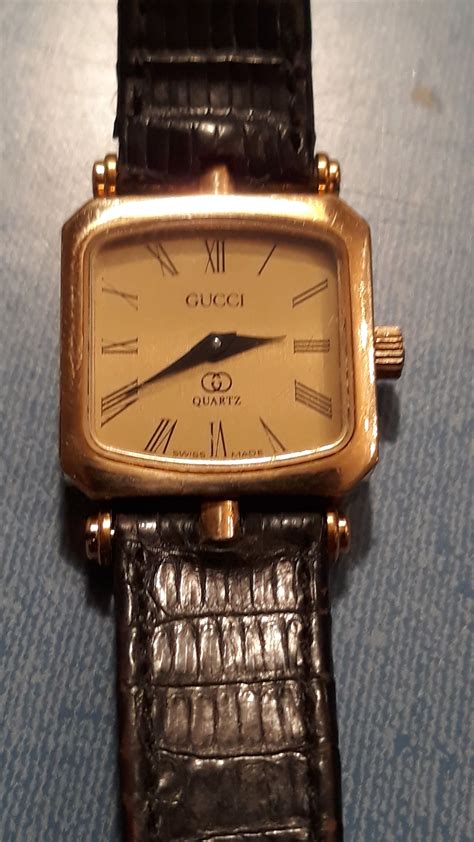 vintage authentic gucci ladies watch.